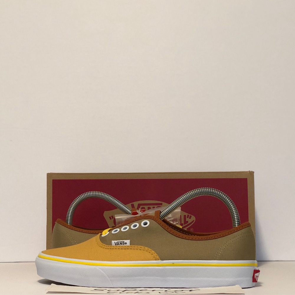 Vans Authentic (Vans Customs) “Yellow/Brown”